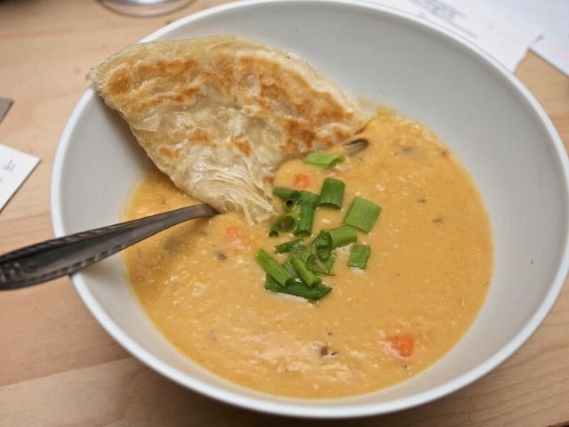 yellow lentil soup