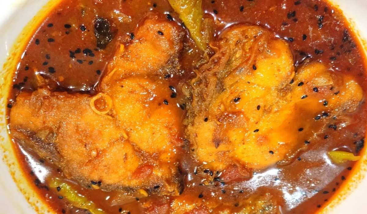 মাছের ঝাল, জিবে জল আনা কালোজিরে দিয়ে কাতলা মাছের ঝাল