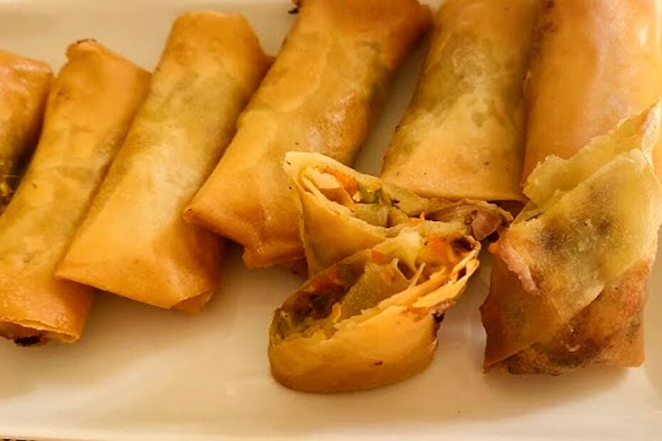 Palak Paneer Spring Rolls